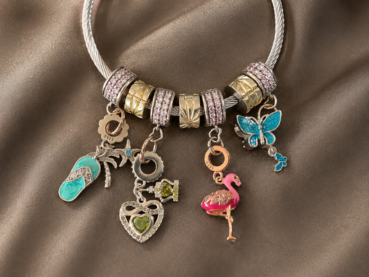 Charm & Birthstone Bliss Bracelet