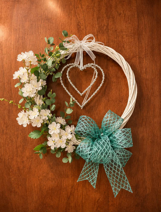 Spring Heart Wreath
