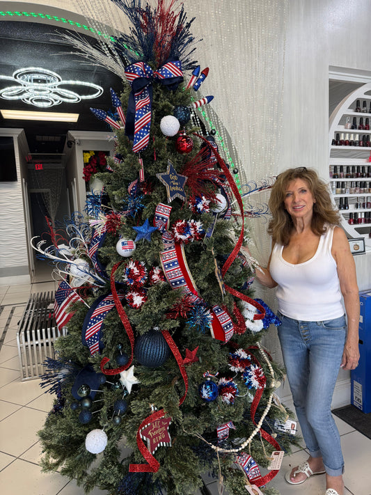 Fourth of July Decorative Tree